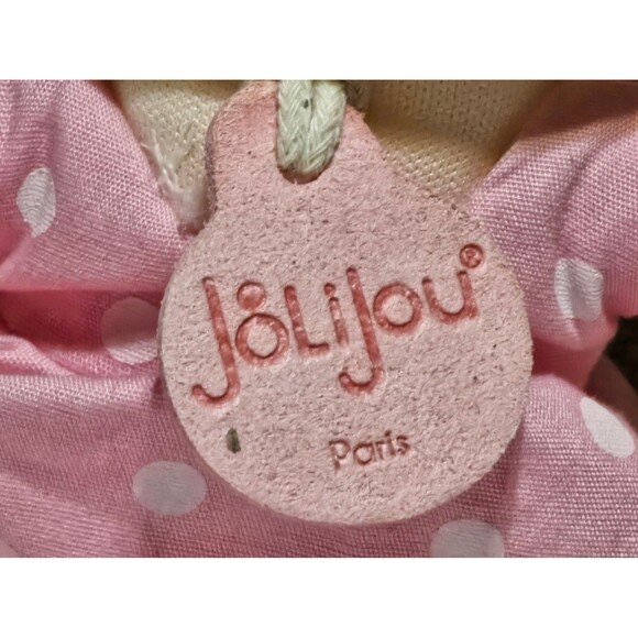 Jolijou Doudou et Compagnie Paris Little Miss Mille Bonbon Doll Pink Dress 7.5" - Picture 3 of 10